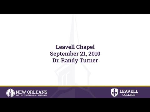 2 Corinthians 4:5 | Dr. Randy Turner | 09-21-2010