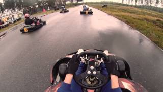 preview picture of video 'Karting in the rain in Kaanaa - Highlights, Drifting, Fails and full A-Final race'
