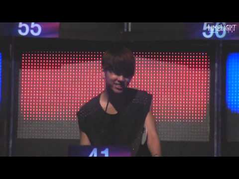 [Fancam] 110619  BEAST (비스트) Junhyung recording 1 vs 100