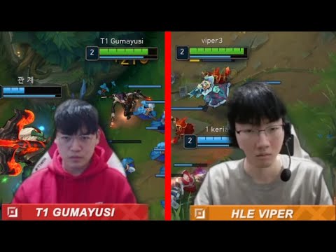 T1 Gumayusi Vs HLE Viper! - Best of LoL Stream Highlights (Translated)