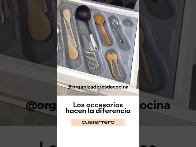 Vídeo relacionado con Orga-box Junker Slim Cubertero 725 x 476 mm gris lava con estructura perlada para armarios de 80 cm cubertero de cocina SO SLIM