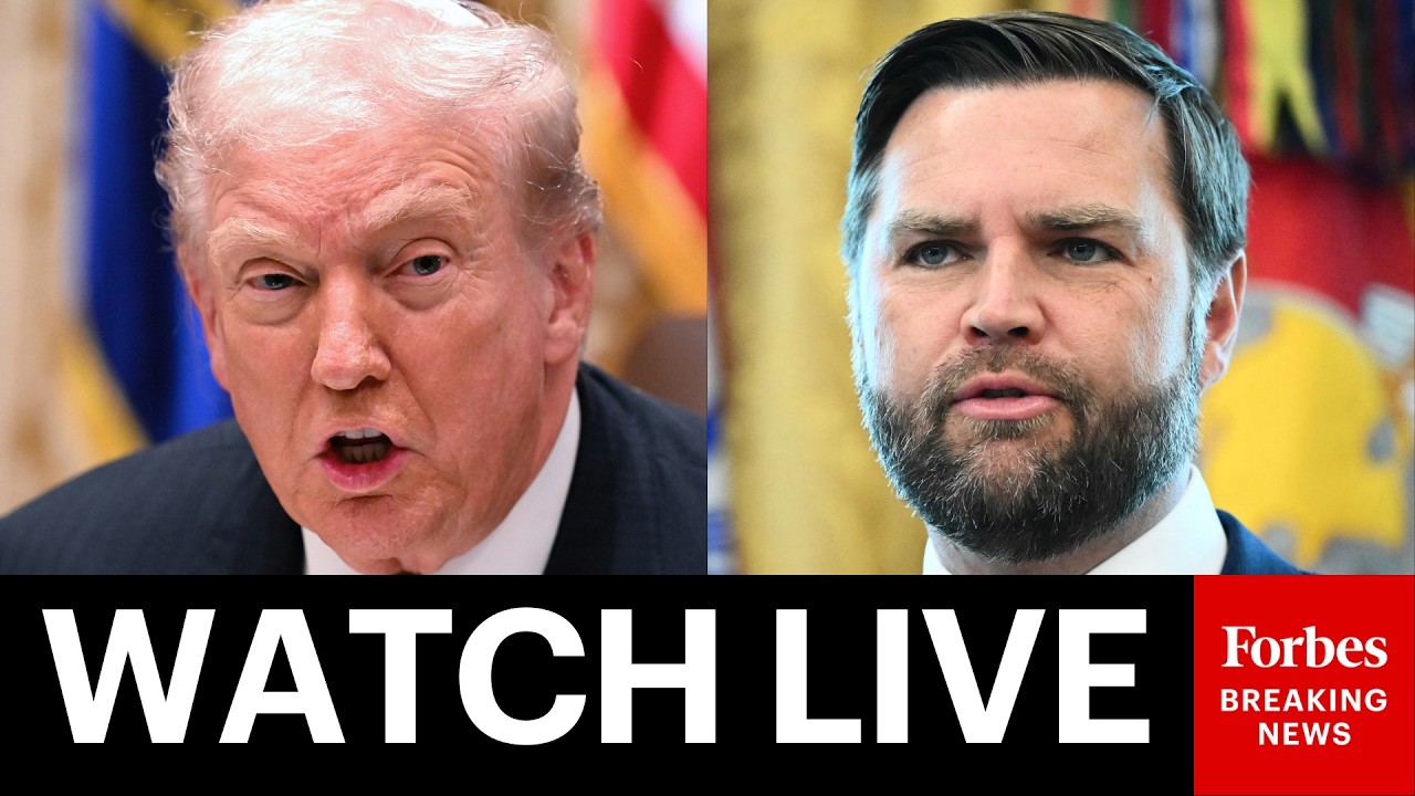 Video | LIVE: President Trump And VP JD Vance Hold Signing Ceremony As Iran War Rages On