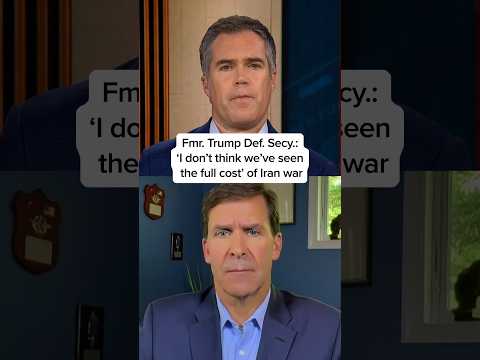 Fmr. Trump Def. Secy.: 'I don't think we've seen 'the full cost' of Iran war