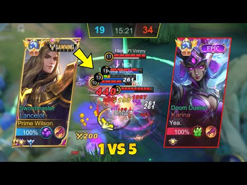 THE MOST INSANE LANCELOT GAME EVER!! | IMPOSSIBLE EPIC COMEBACK MATCH AGAINST META HEROES!🔥 | MLBB
