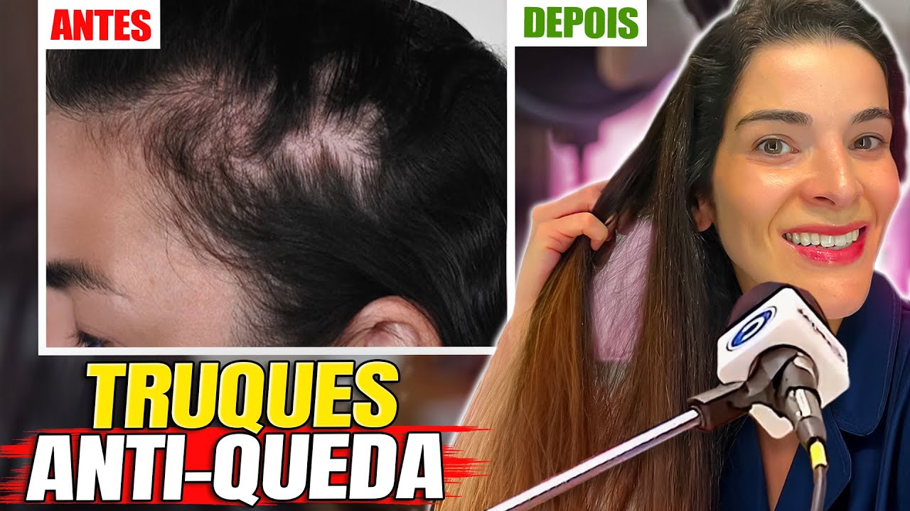 Como Parar a QUEDA de CABELO e Crescer Cabelo!