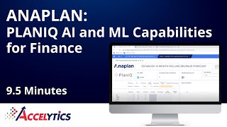 Anaplan PlanIQ for Finance - Planning with AI and ML in Anaplan | Accelytics Consulting