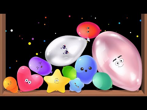 BALLOON MERGE - Jelly 2048 Games (Drop & Merge Balloon) Colorful ASMR Gameplay! Color Shape Balloon