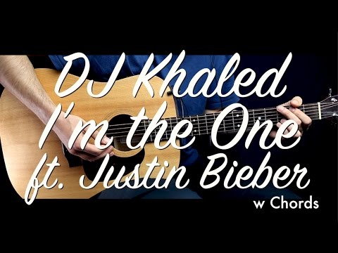 DJ Khaled - I'm the One ft. Justin Bieber Guitar Tutorial Lesson/Guitar Cover w Chords  how to play