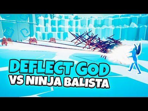 EPIC DEFLECT GOD VS NINJA BALISTA | TABS MODDED GAMEPLAY