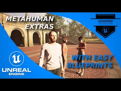 UE5 Animated Backgrouind Extras with easy Blueprints