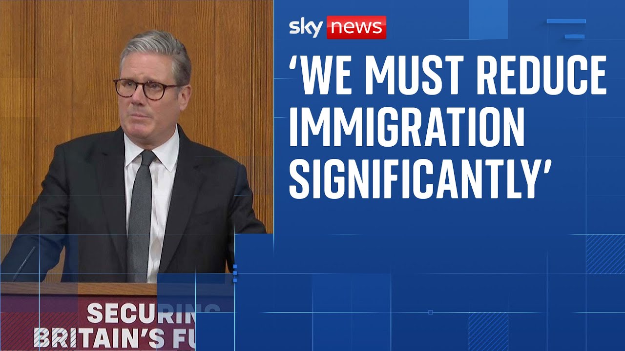 'Without strong migration rules, we risk becoming an island of strangers,' says Sir Keir Starmer