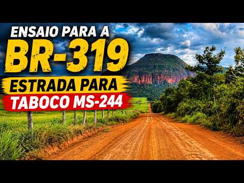 EP. 04 | DE ROCHEDO A AQUIDAUANA MS | TRAVESSIA MS 244  | VIAGEM NAS ESTRADAS DO MATO GROSSO DO SUL