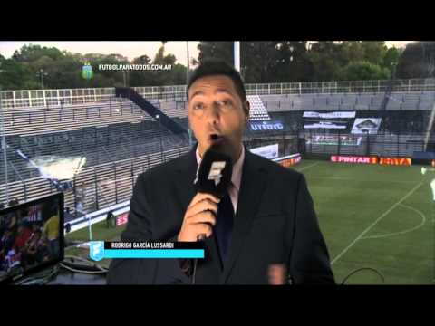 El análisis de García Lussardi. Gimnasia 1 Rafaela 0. Fecha 29. Torneo Primera División 2015.FPT