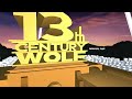 13th Century Wolf 2017 Logo Remake REMASTERED FONTS AND SKY