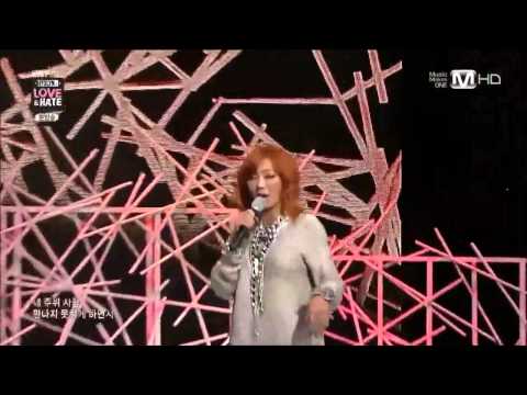 [131128 Live Perf.] HYORIN - One We Love + Ending @Mnet HYOLYN'S Love & Hate
