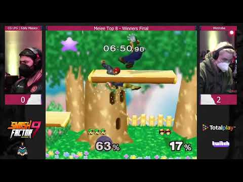 Wizzrobe (Falcon) vs  CG LFG | Eddy Mexico (Luigi) - Smash Factor 9 Melee Singles Winners Finals