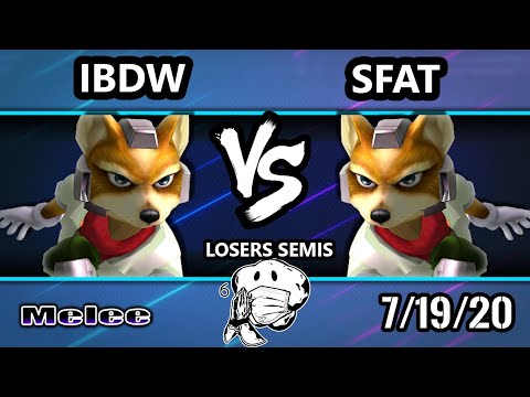 GOML 2020 SSBM LOSERS SEMIS - PG | iBDW (Fox) Vs. CLG | SFAT (Fox) Melee