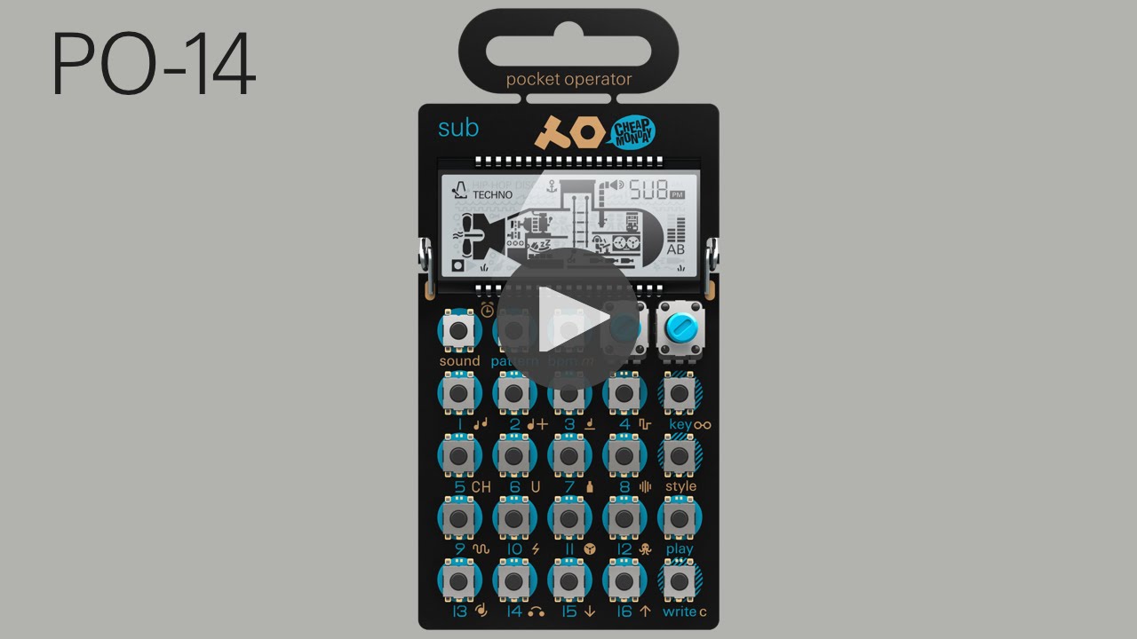 Teenage Engineering Synthesizer PO-14 Sub