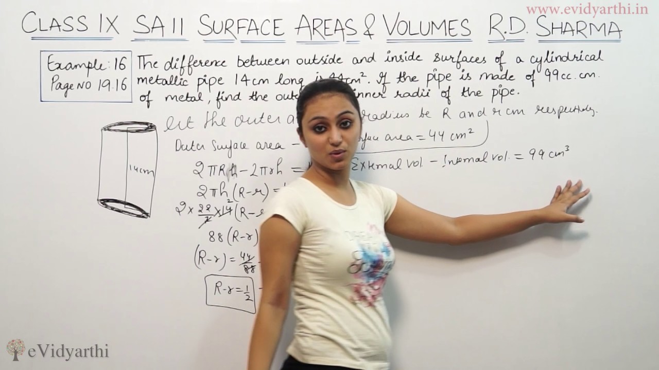 Trending Teacher Maths Class for Surface Areas & Volumes