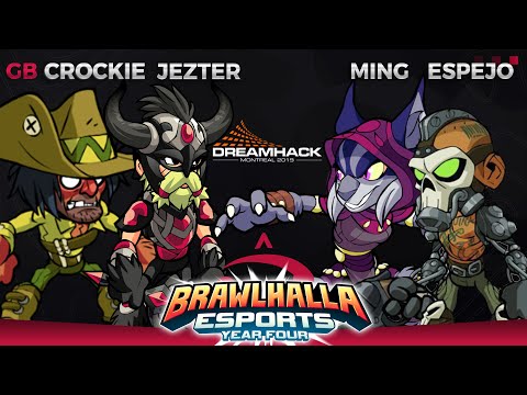 GB Crockie & Jezter VS Ming & Espejo | 2v2 Brawlhalla Dreamhack Montreal 2019