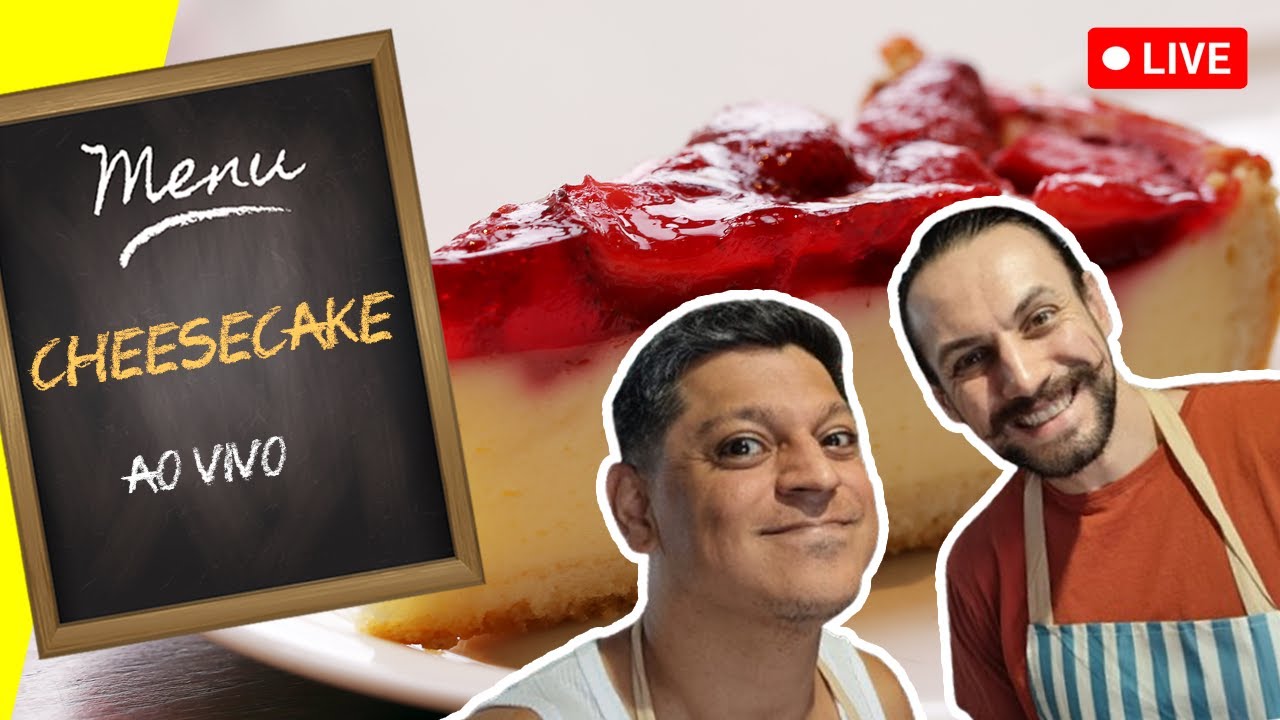 Será que vamos conseguir fazer um CHEESECAKE? - Cozinhando ao vivo