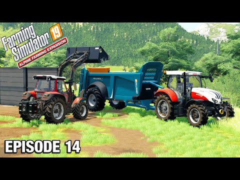 DIRTY JOB FOR A NEW TRACTOR Alpine DLC Timelapse - FS19 Ep 14