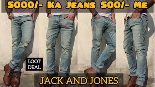 5000/- ka Jeans 500/- me "LOOT DEAL" Amazon Great Indian Festival Sale | Jack And Jones Unboxing