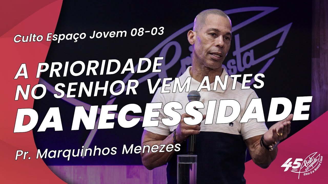 CULTO ESPAÇO JOVEM (08/03) | AO VIVO