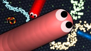 EATING BIGGEST SLITHER.IO SNAKES Destroying HUGE Snakes in Slitherio