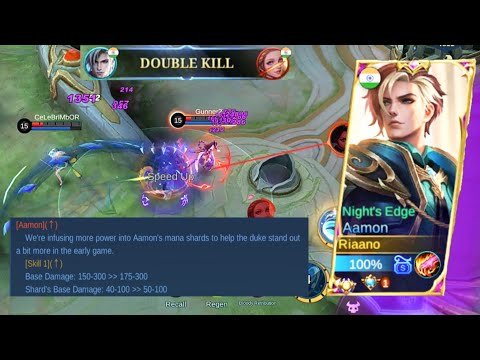 Aamon Buff +  New One Hit Delete Build Gameplay 🔥 ||| Mobile Legends Bang Bang 💥