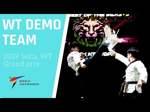 WT Demonstration Team at 2019 Sofia WT Grand Prix