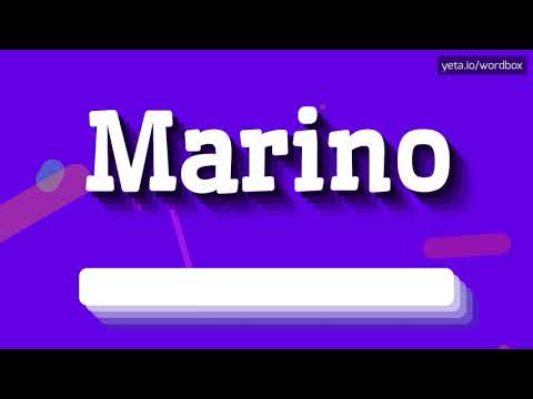HOW PRONOUNCE MARINO! (BEST QUALITY VOICES)