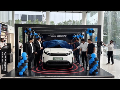 राजेंद्र टोयोटा उदयपुर में ऑलइलेक्ट्रिक टोयोटा अर्बन क्रूज़र ईबेला का भव्य प्रदर्शन