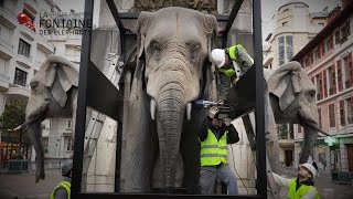 preview picture of video 'La Fontaine des Eléphants La Dépose'