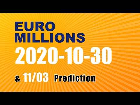 Winning numbers prediction for 2020-11-03|Euro Millions