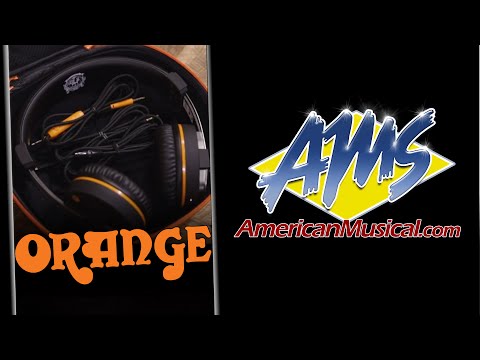 Orange O Edition Stereo Headphones - Orange Amps