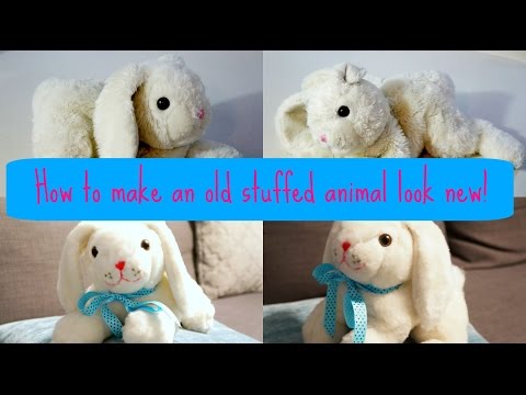 How to make an old stuffed animal look new again