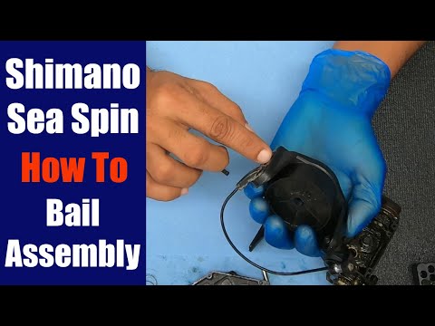 Shimano Sea Spin - How To Reset The Bail Assembly - Fishing Reel Repair
