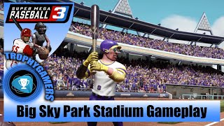 Super Mega Baseball 3 Big Sky Park Stadium Day Time Gameplay Nemesis vs Wild Pigs PS4 Pro