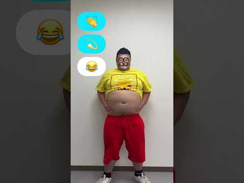 【TikTok100万再生】120Kgデブのピコピコするリアクション