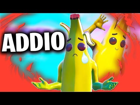 BANANITA ABBANDONA FORTNITE ! * TRISTE *