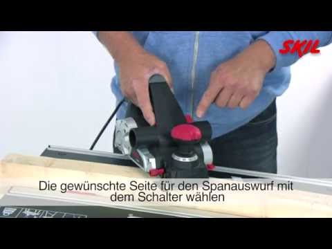 Wie verwendet man einen Elektrohobel?