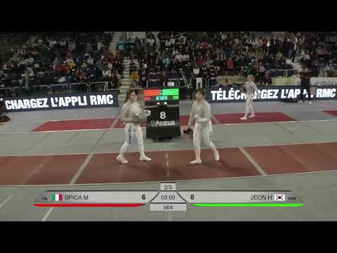 Orleans Grand Prix 2023 SWS - L64 - Manuela Spica ITA v Jeon Hayoung KOR