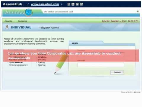 AssessHub - Online Assessment Test