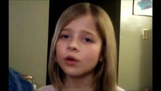 Jackie Evancho, 8yo - Everytime (original vocal, enhanced stereo backing)