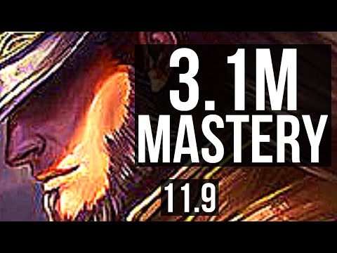 TWISTED FATE vs EKKO (MID) | 3.1M mastery, 5/1/7, 500+ games | NA Master | v11.9