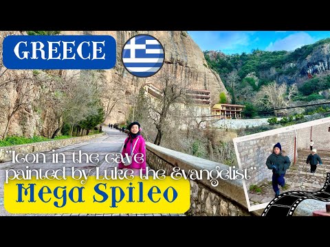 🇬🇷FIRST TIME IN MEGA SPILEO "GREAT CAVE" OLDEST MONASTERY IN GREECE |KALAVRYTA| WHAT TO DO IN GREECE