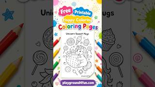Free Printable Coloring Pages, Instant Download