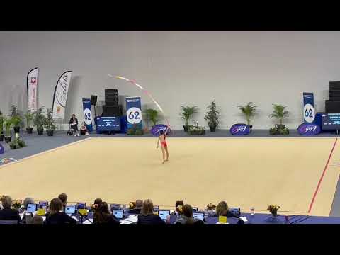 Maëlya Montet- ruban Championnat de France Calais 2022