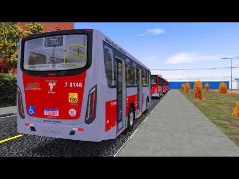 Mapa SP Fictício 5.1 | Linha 7700 - Caio Apache Vip IV Midi VW 17.230 ODS